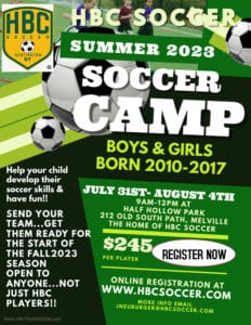 Read more about the article HBC Summer Soccer Camp 2023 Registration